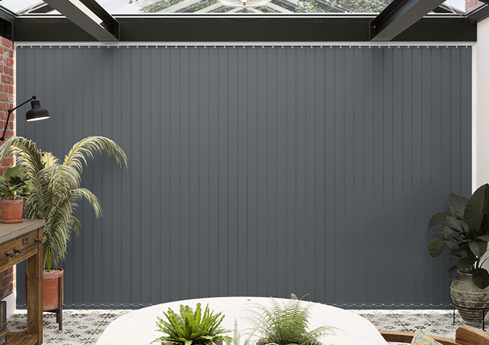 Trinity (FR Blackout), Deep Grey - Vertical Blind - Image 6